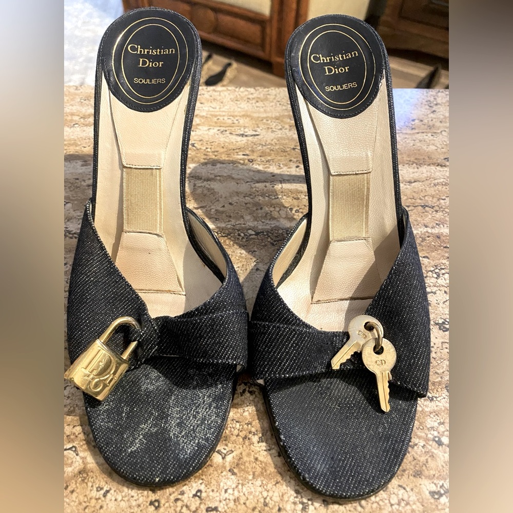 Dior Souliers Slip On Heels